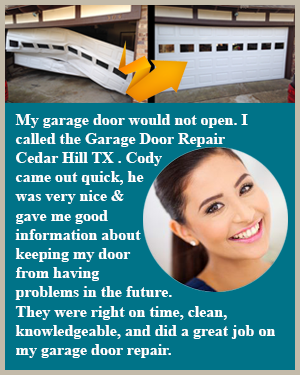 Call Garage Door Repair Cedar Hill TX